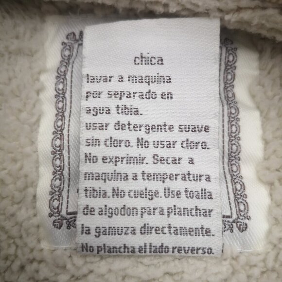 For Joseph "Fortune" Ladies Size Small Beige Sherpa Lined Corduroy Jacket - Picture 5 of 11